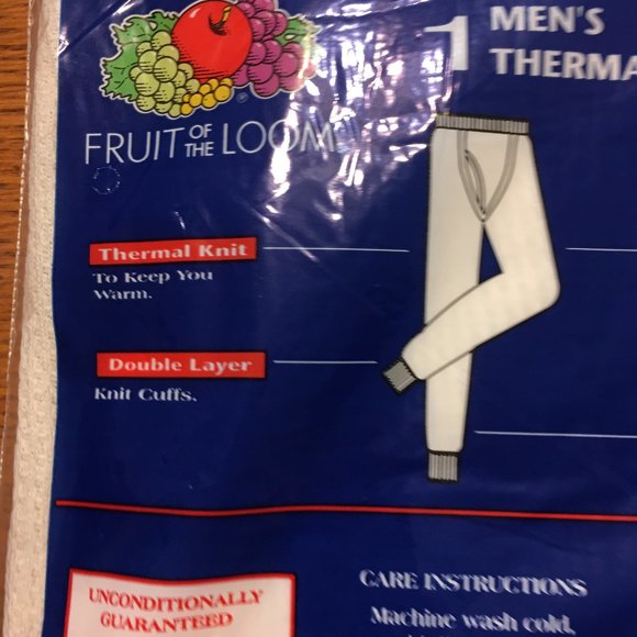 Fruit of the Loom Thermal Ankle Length Bottom - Picture 8 of 12